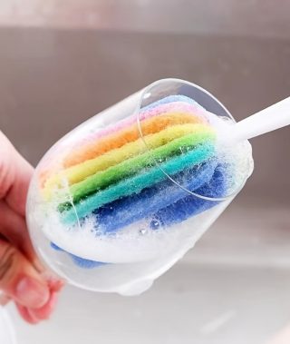 2pcs Set: Cup and Teapot Cleaning Brush, Includes One Gel Pen. Long-Handle Household Cleaning Brush with Multi-Layer Sponge, No Shedding. Durable Polypropylene Material, Detachable Cup Brush. Suitable for Glasses and Bottles. Reusable Dishwashing